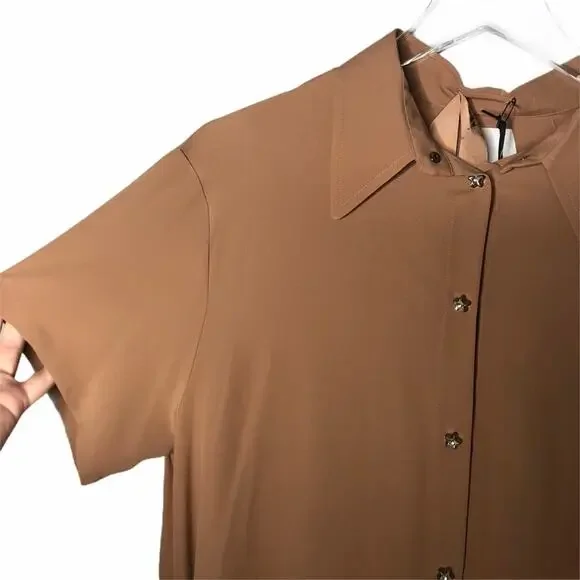 Numero Ventuno N21 Back Detail Blouse Star Button